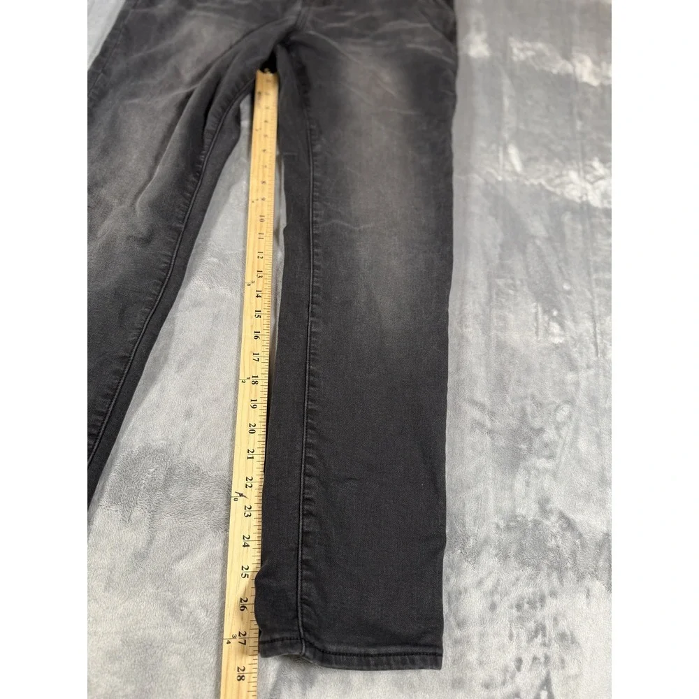 CALVILLE Men's Size L Large Dark Gray Wash Slim Tapered Stretch Jeans Pants